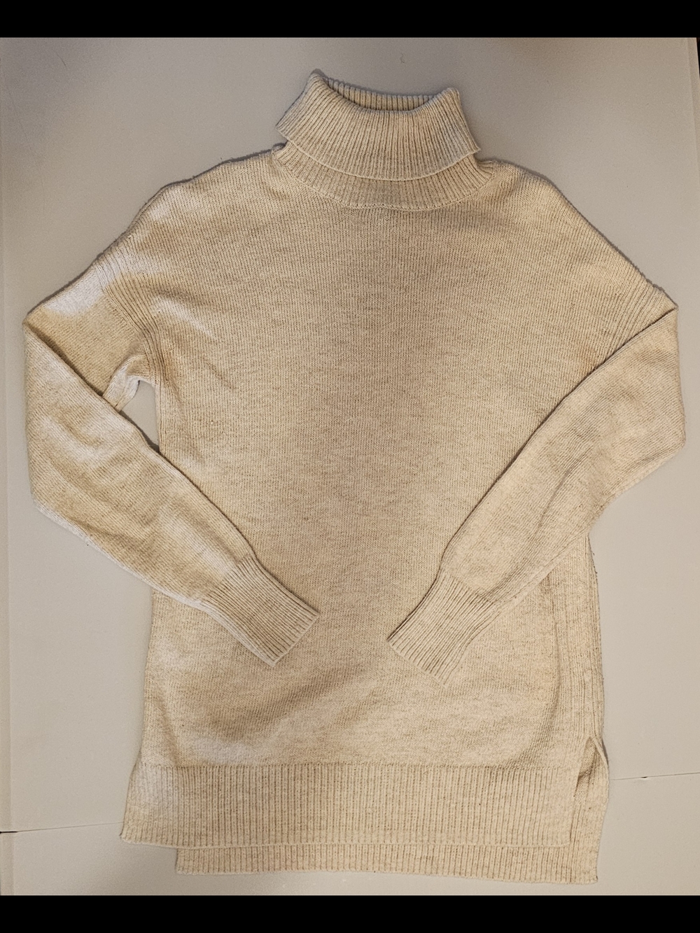 Old Navy Cream Turtleneck Sweater